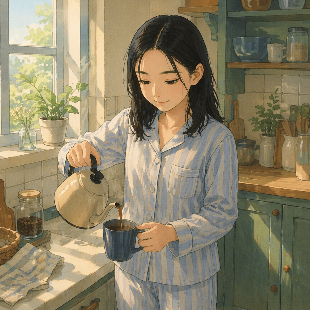 Mode A baseline — morning coffee